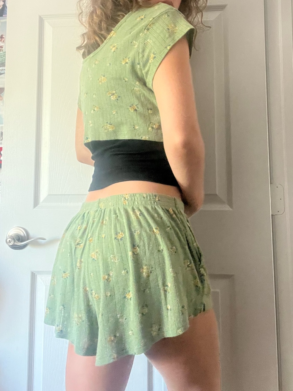 Colsie Floral Ribbed Matching Set - Picture 12 of 12